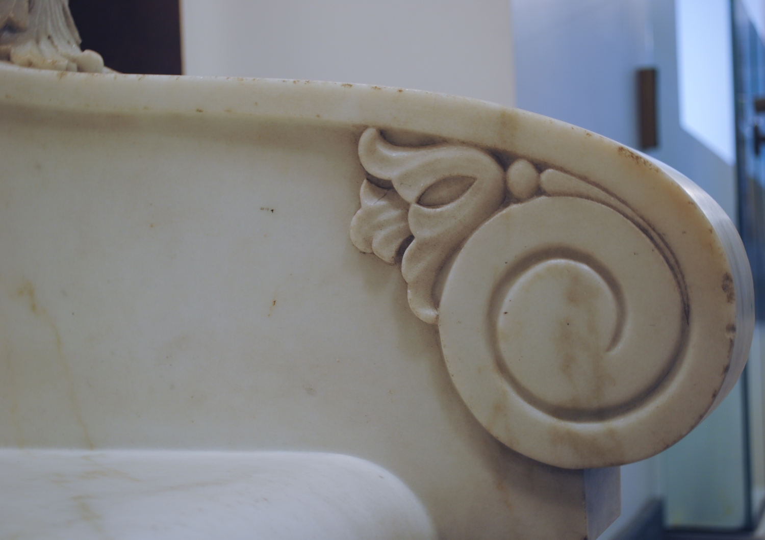 James M Greenwood Memorial Chair detail