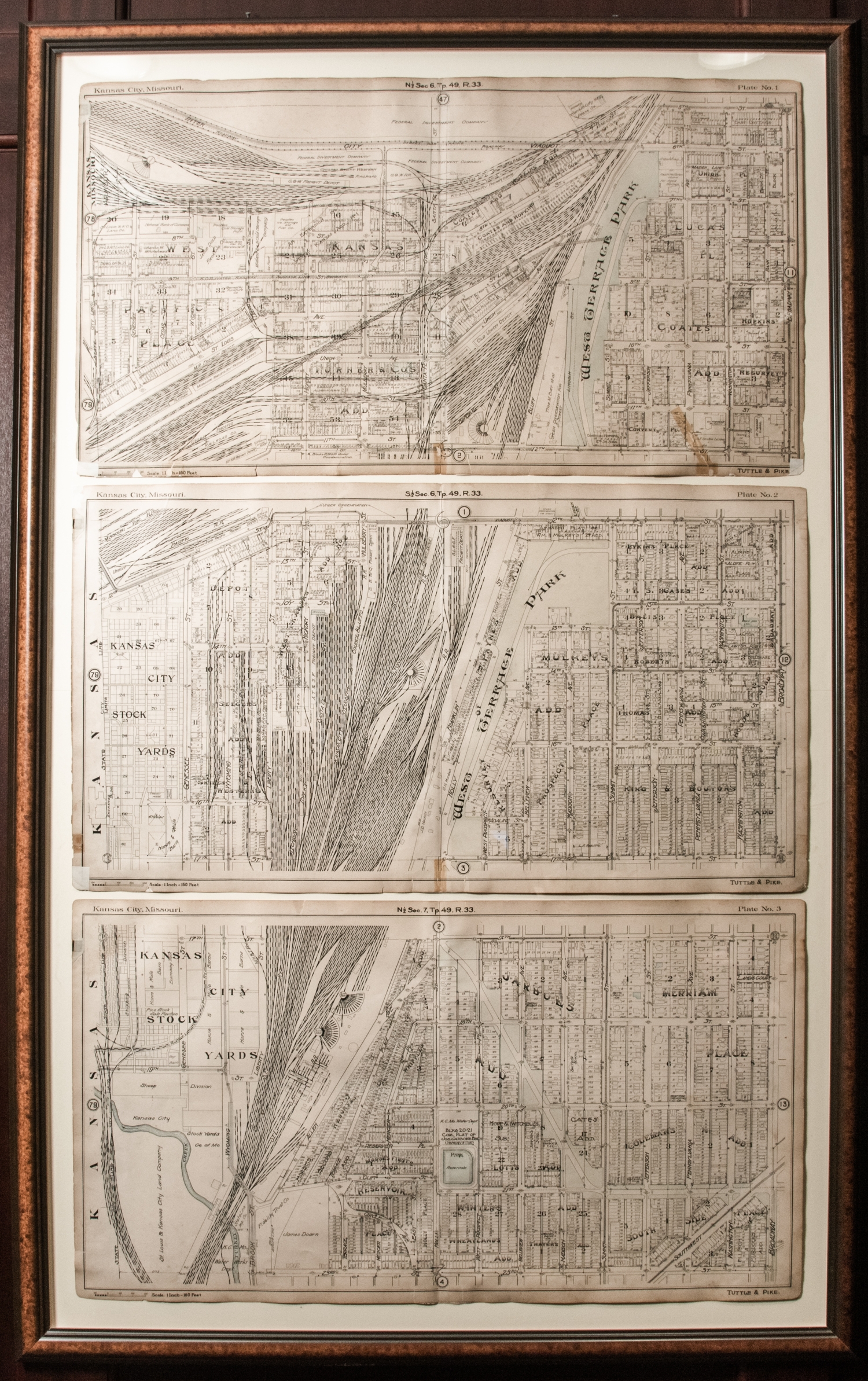 Map of Kansas City Stockyards