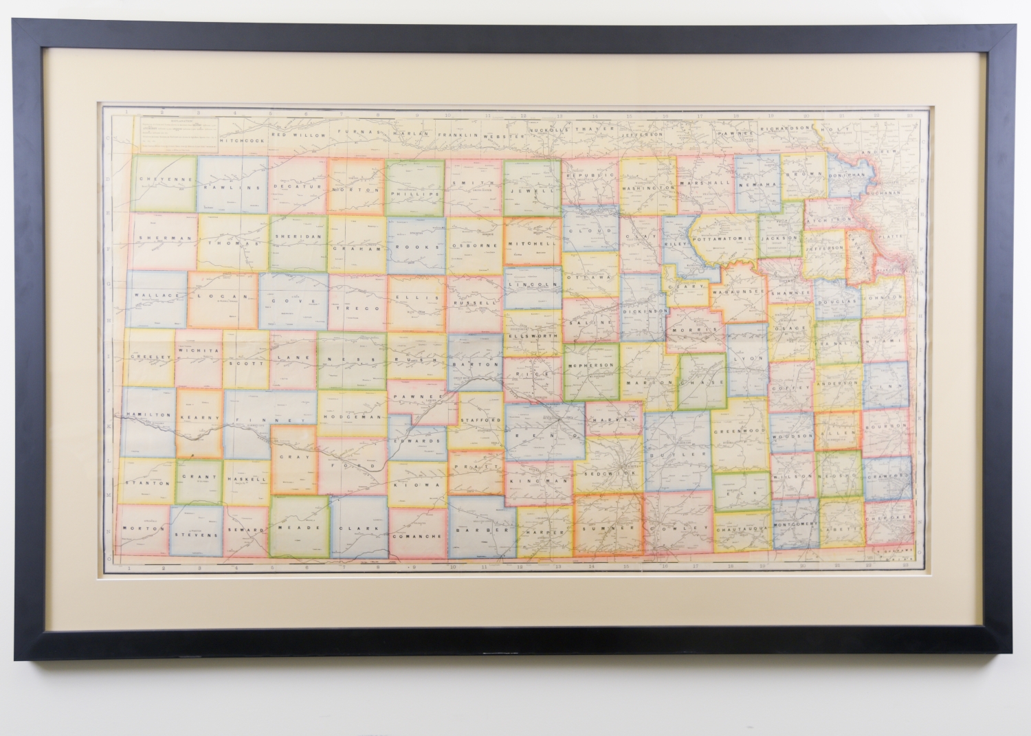 Cram's Superior Map of Kansas