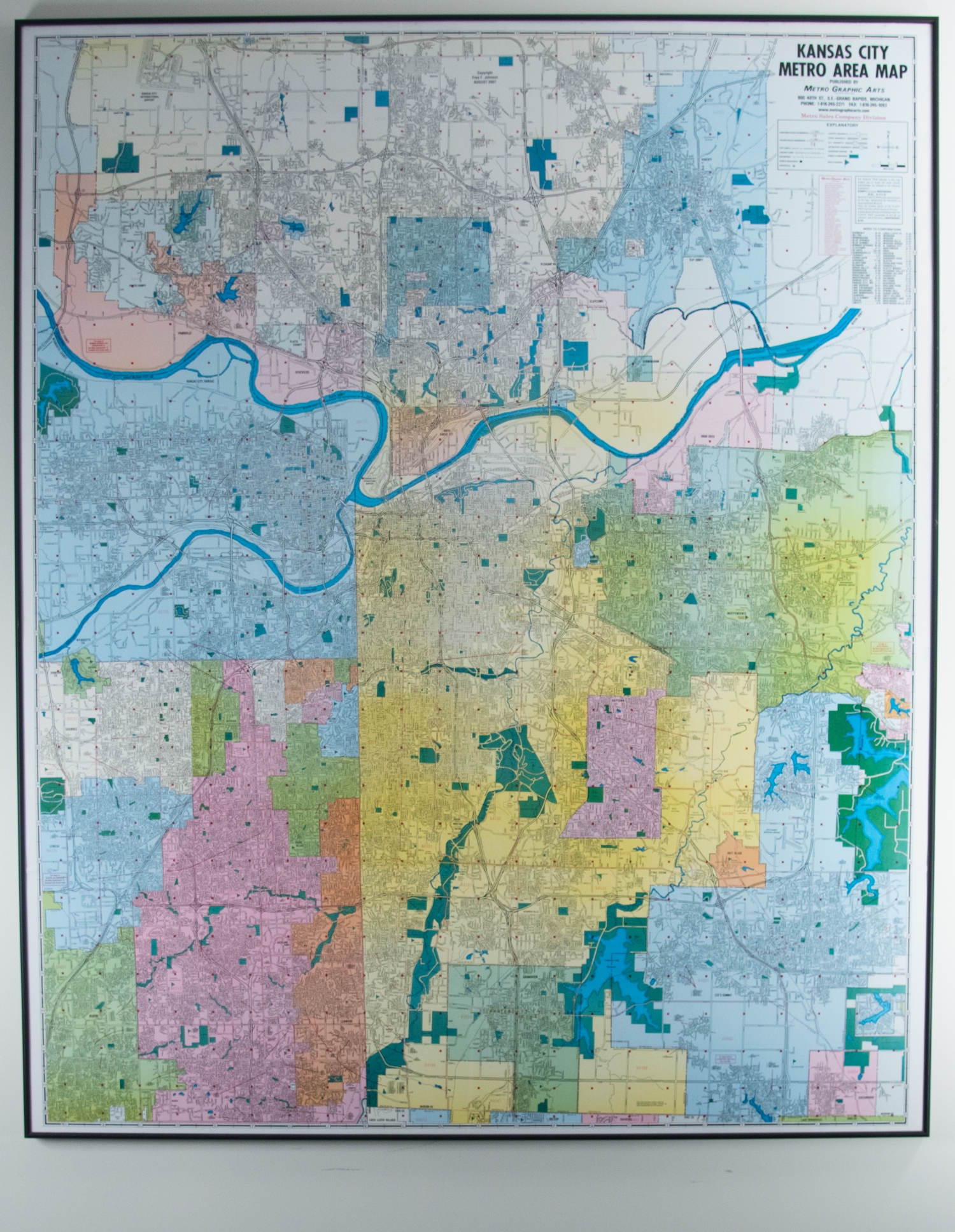 Map of Kansas City Metro Area