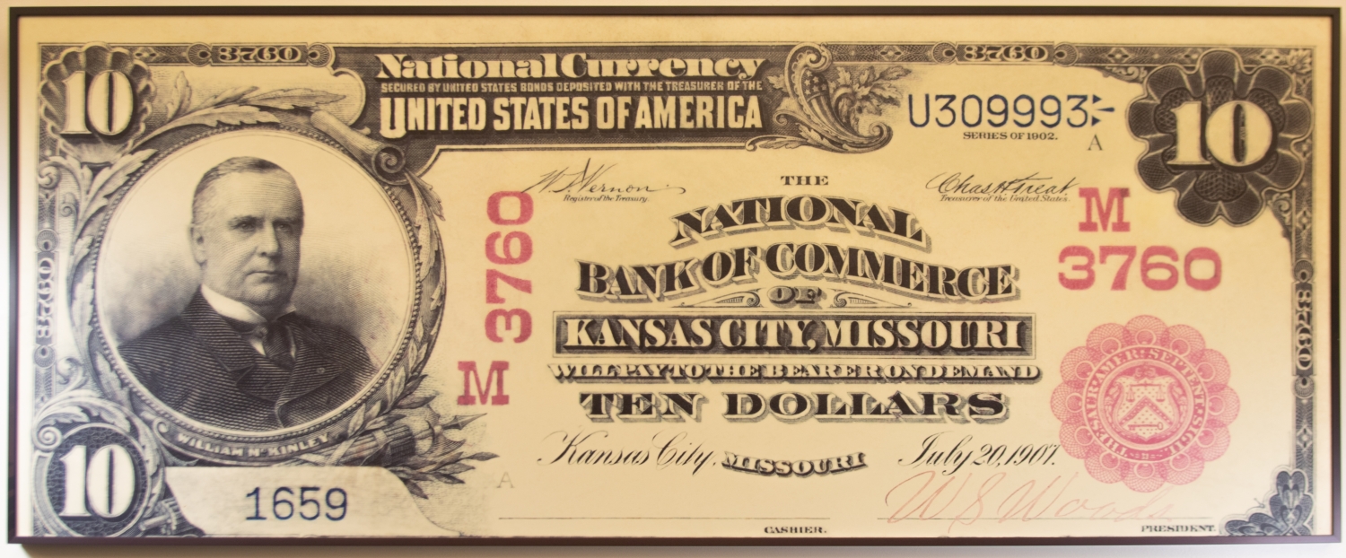 National Bank of Commerce Ten Dollar Bill