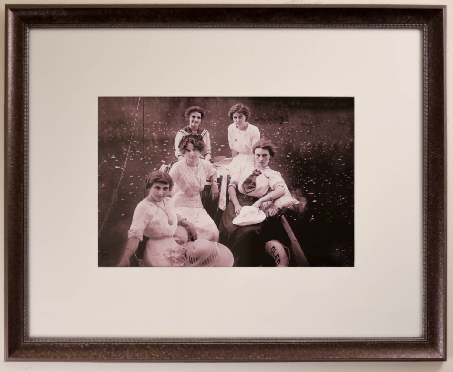 Portrait of Hixon's Sister with Friends, Little Blue River