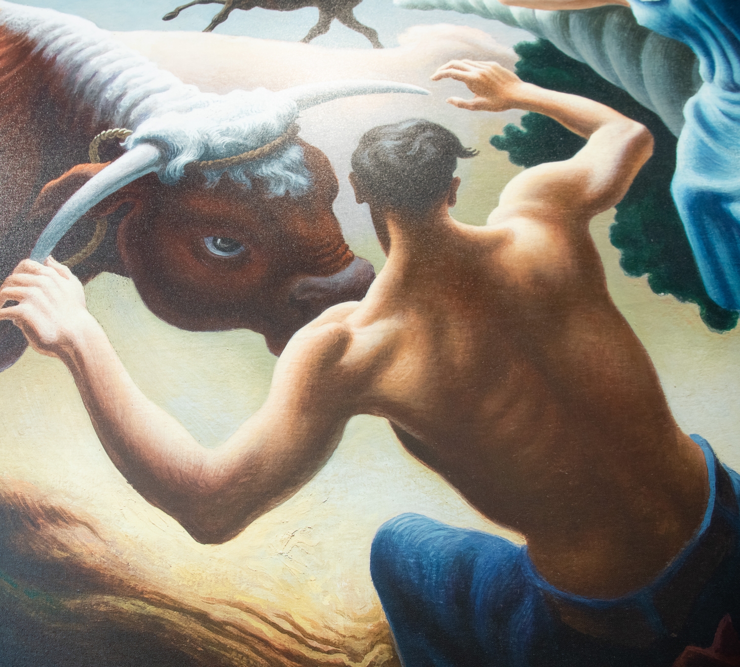 Thomas Hart Benton Mural, detail