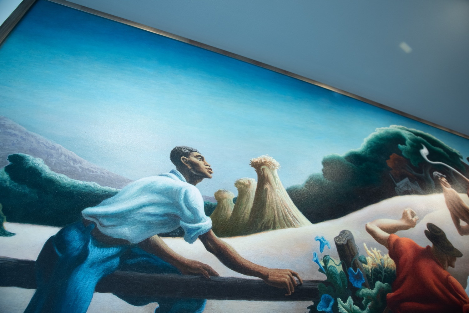 Thomas Hart Benton Mural, detail