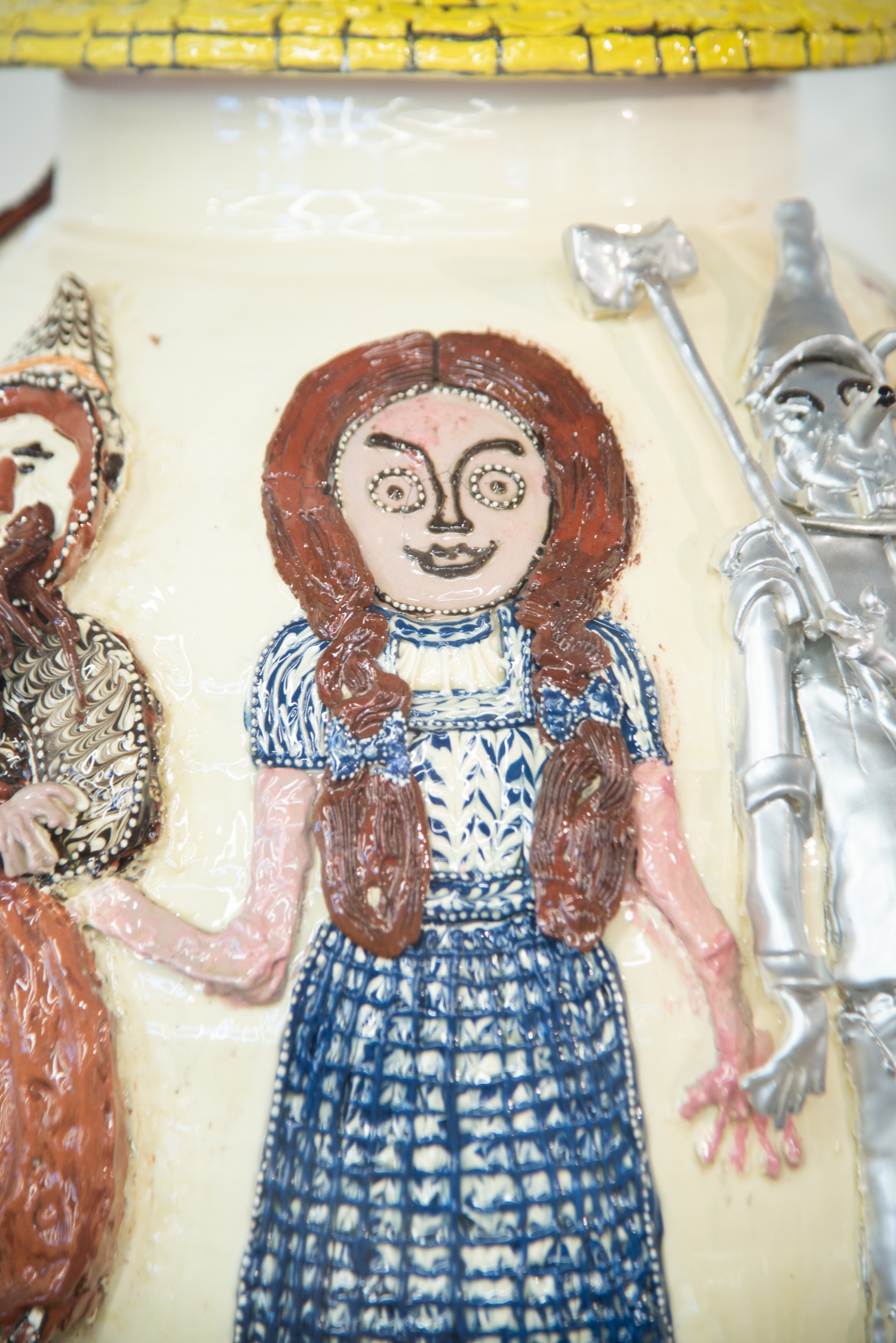 Wizard of Oz Jar, detail of Dorothy
