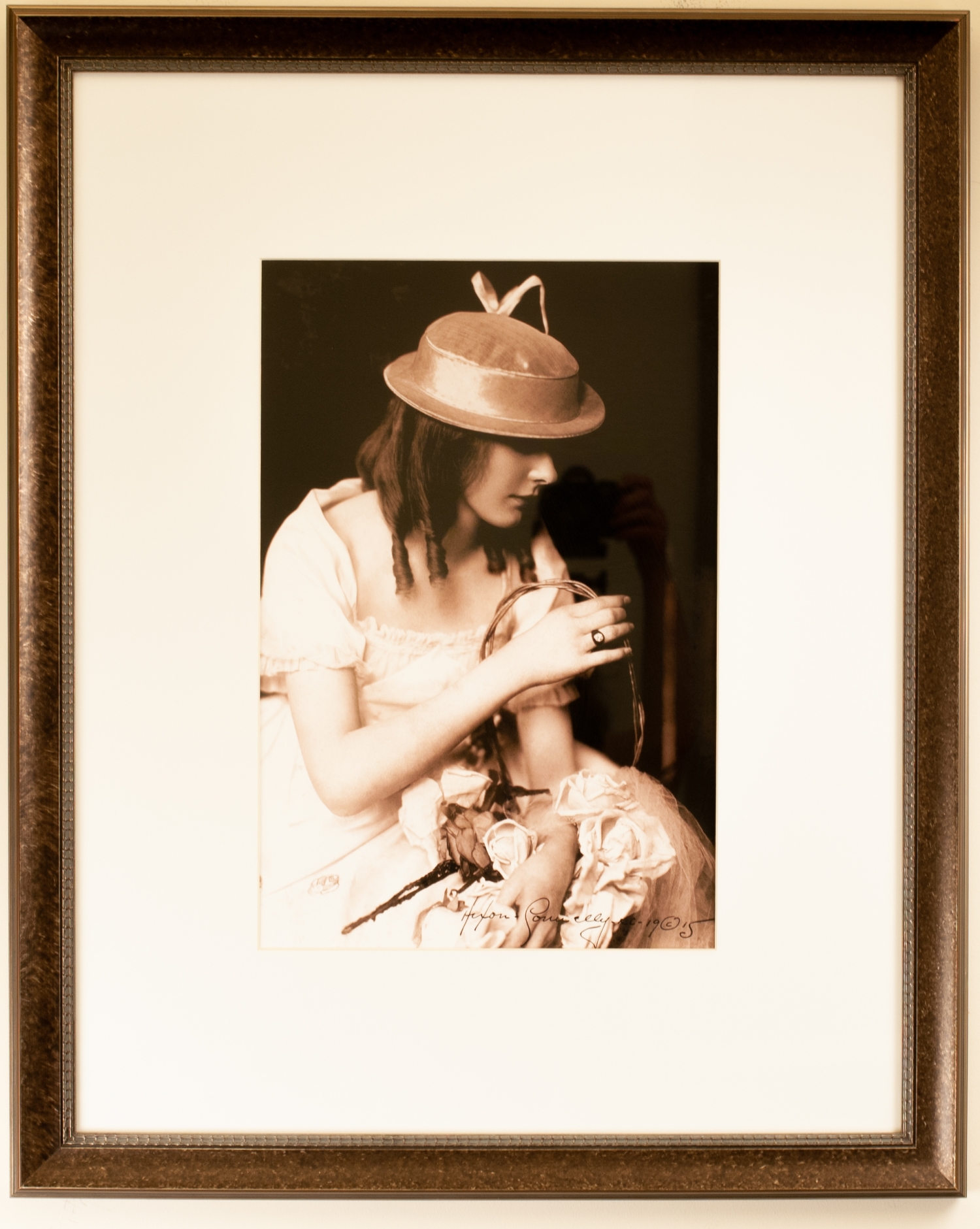 Portrait of Marilyn Miller in White