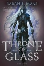 The cover of Throne of Glass shows a woman carrying a sword in each hand