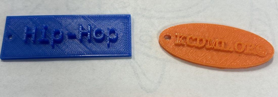 3D printed keychains