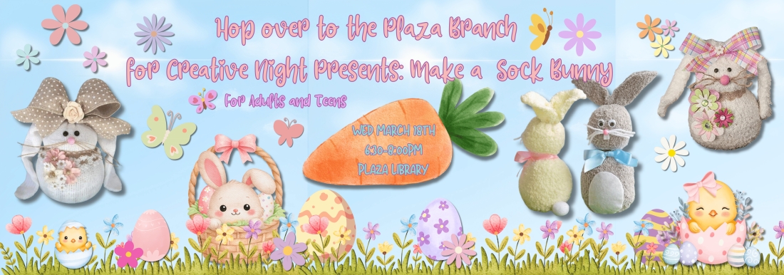 various sock bunnies