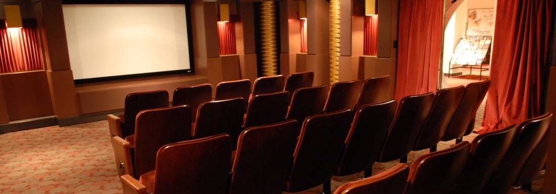 Theater seating in low light