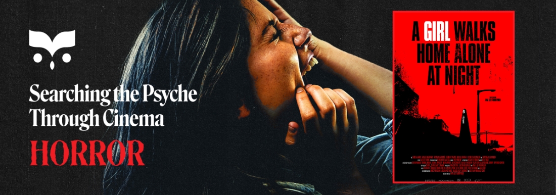 featured movie cover along with screaming girl