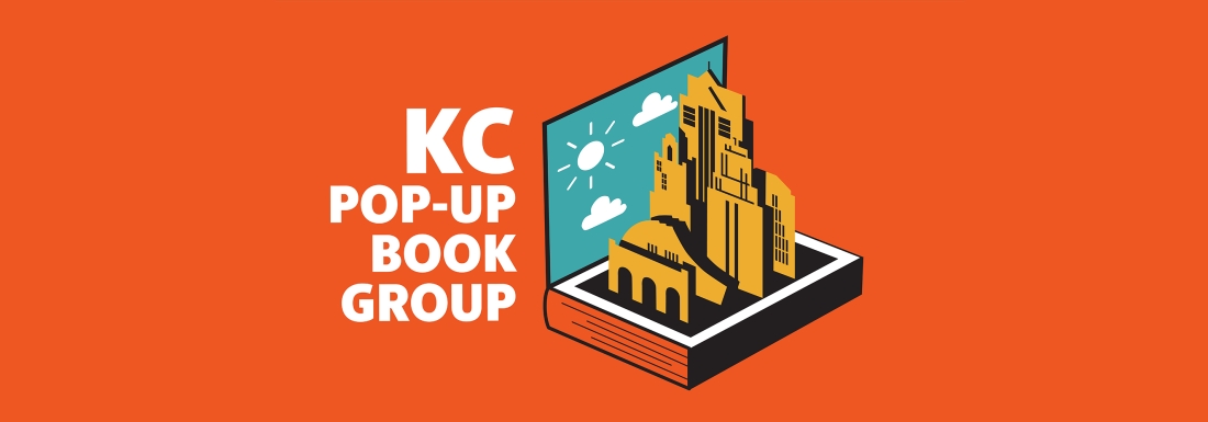 illustration of a book which had pop ups of Kansas City landmarks