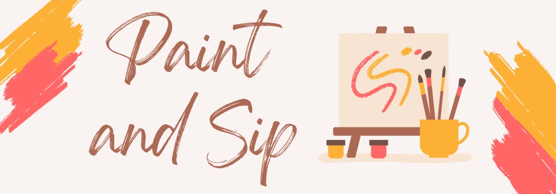 easel and paintbrushes
