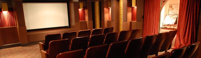 Theater seating in low light