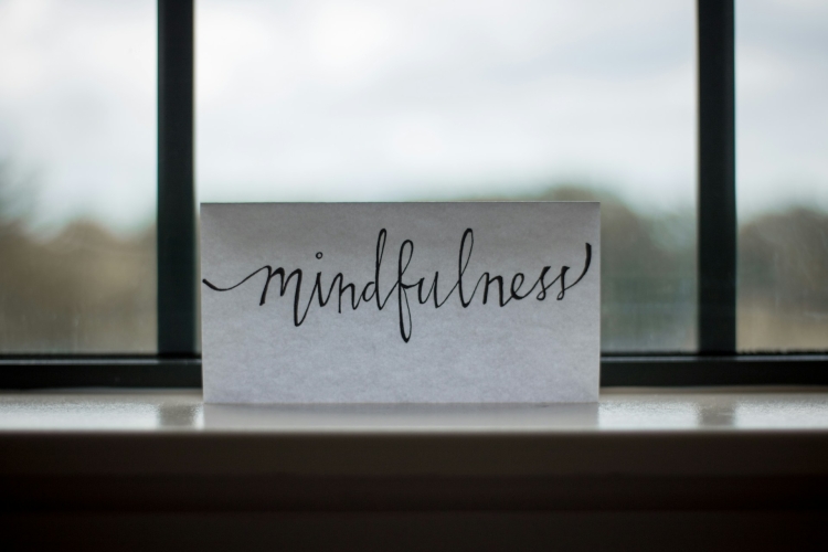 Mindfulness in cursive