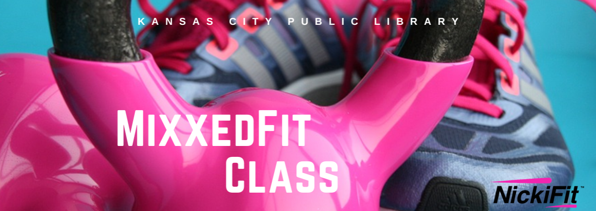 pink kettlebell by tennis shoes