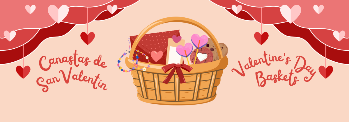 illustration of hearts and basket