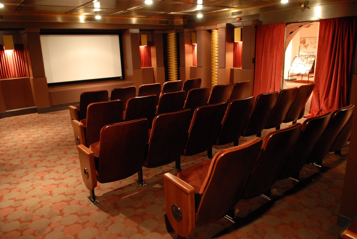 Theater seating in low light