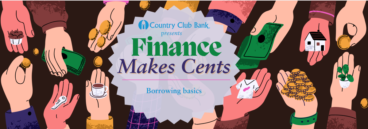 illustration of hands exchanging money for items