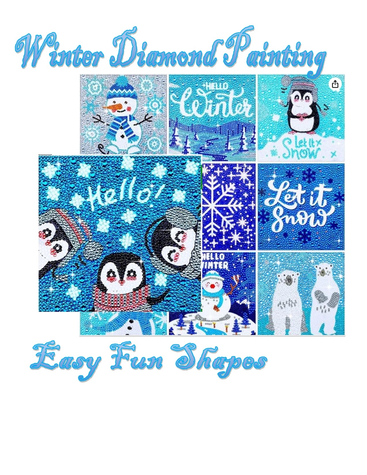 blue diamond paintings