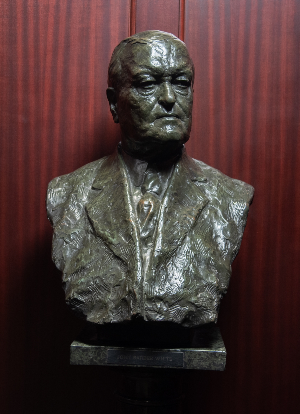 Bust of John Barber White Bust of John Barber White