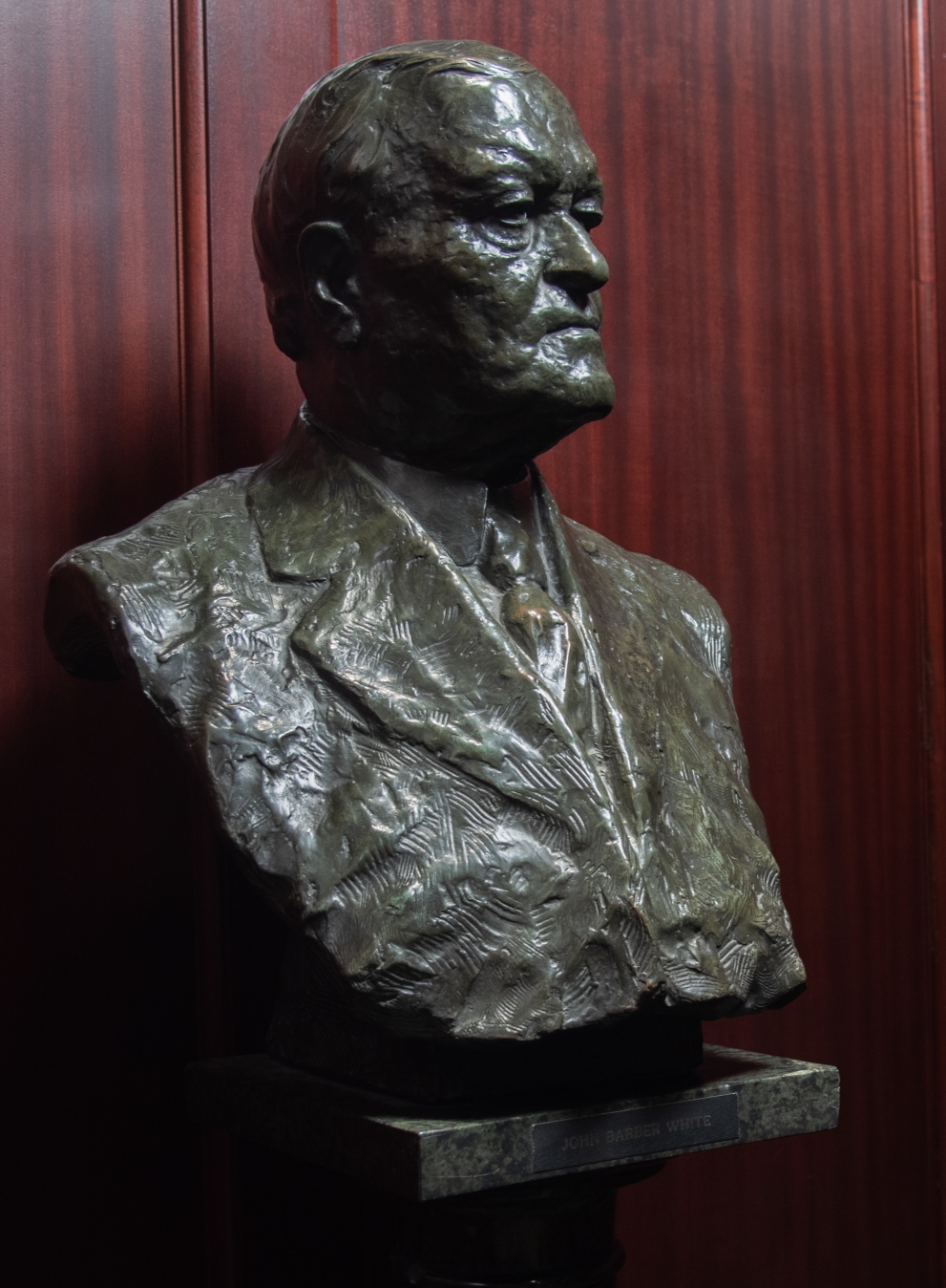 Bust of John Barber White Bust of John Barber White