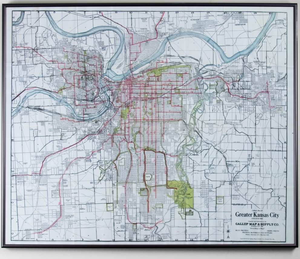 Map of Greater Kansas City and Suburbs Map of Greater Kansas City and Suburbs