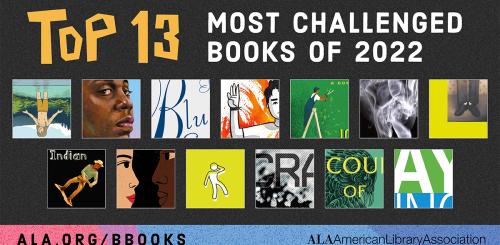 Most Challenged Books of 2022 graphic