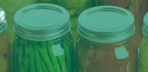 4 mason jars with veggies