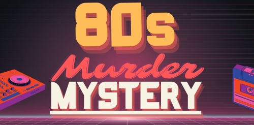 synthwave illustration of mixer and cassette