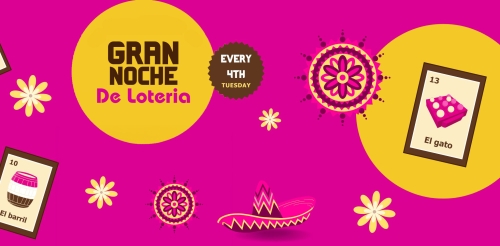 pink and yellow illustrations of card game