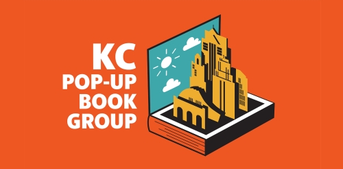 illustration of a book which had pop ups of Kansas City landmarks