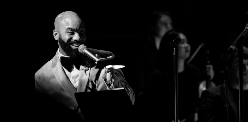 Jazz vocalists Lee Langston