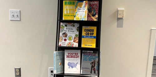 New Year, New You display in 3N at the Central Library