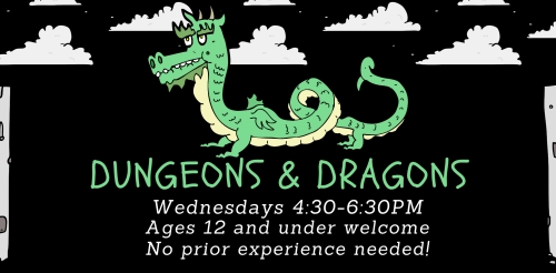 illustration of dragon, castles, and clouds