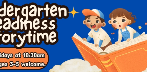 illustration of kids on book in clouds