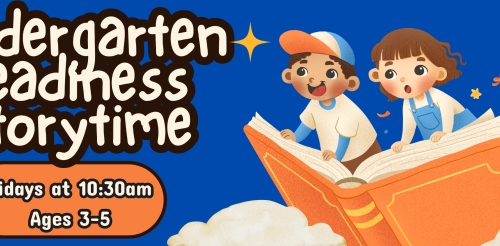 illustration of kids on book in clouds