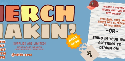 illustration of hat, tote, and shirt