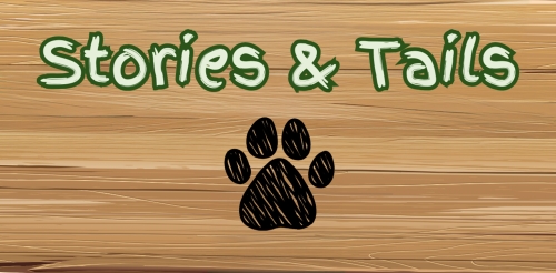 wooden sign with paw print
