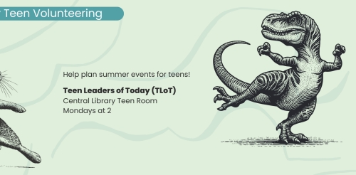 illustrations of rabbit, t-rex, and meerkat