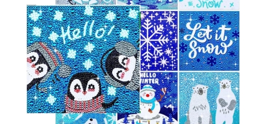 blue diamond paintings