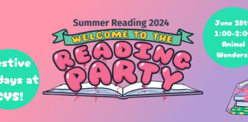 Welcome to the reading party in balloons