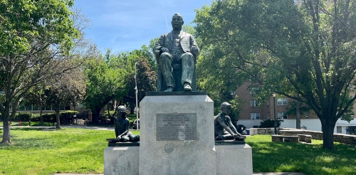 The James Pendergast Memorial in West Terrace Park.