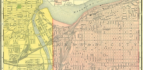 Rand, McNally & Co.’s Map of Kansas City, 1895. Kansas City Public Library