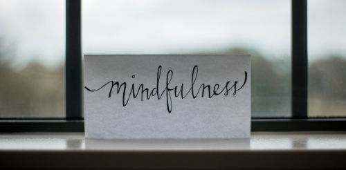 Mindfulness in cursive